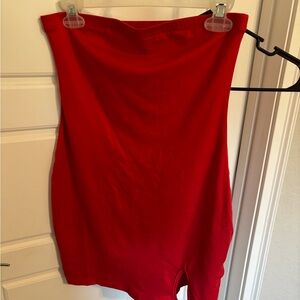 SHEIN Vibrant Red Mini Dress